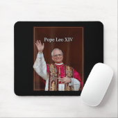 Papst Leo Xiv 0 Mousepad (Mit Mouse)