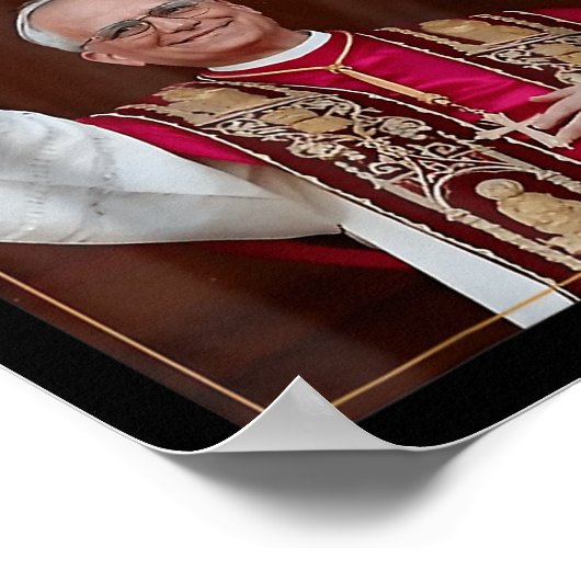 Papst Leo Xiv 0 Poster (Ecke)