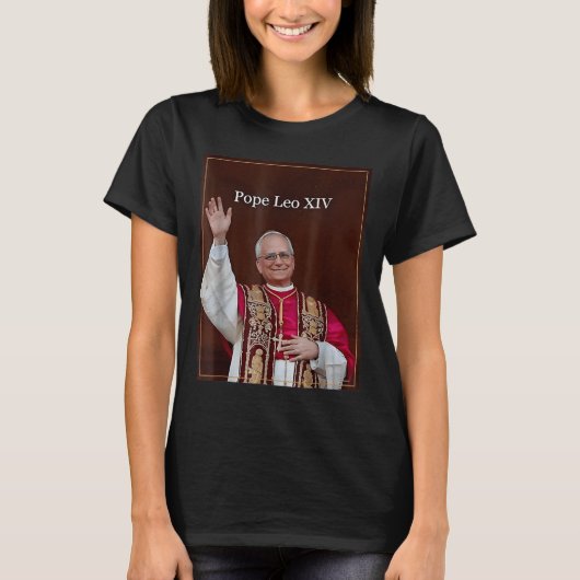 Papst Leo Xiv 0 T-Shirt (Vorderseite)