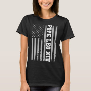 Papst Leo Xiv 14. Erster amerikanischer Papst USA  T-Shirt