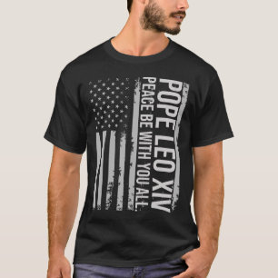 Papst Leo Xiv 14. Erster amerikanischer Papst USA T-Shirt