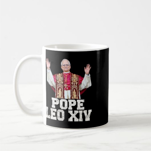 Papst Leo Xiv 1 Kaffeetasse (Links)