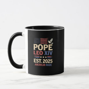 Papst Leo XIV. 2025 4. Juli USA Flag Tasse