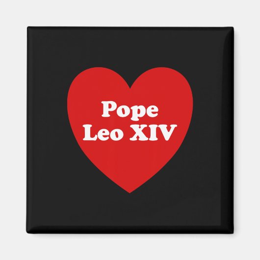 Papst Leo Xiv 2 Magnet (Vorne)