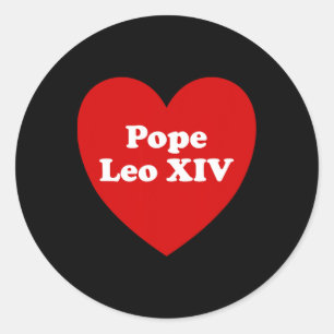 Papst Leo Xiv 2 Runder Aufkleber