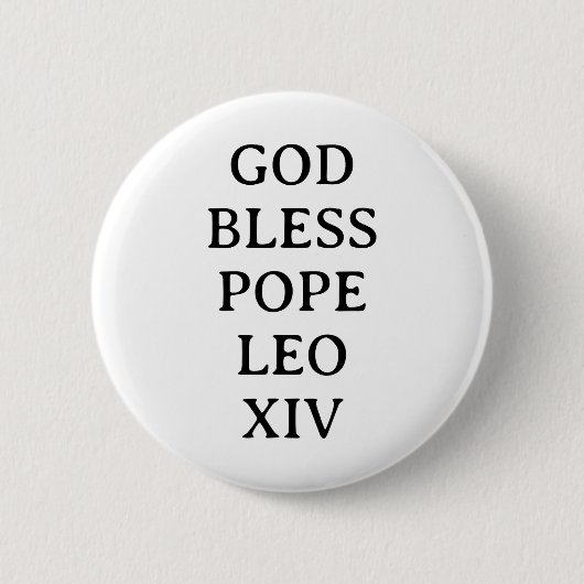 Papst Leo Xiv 3 Button (Vorderseite)