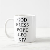 Papst Leo Xiv 3 Kaffeetasse (Links)