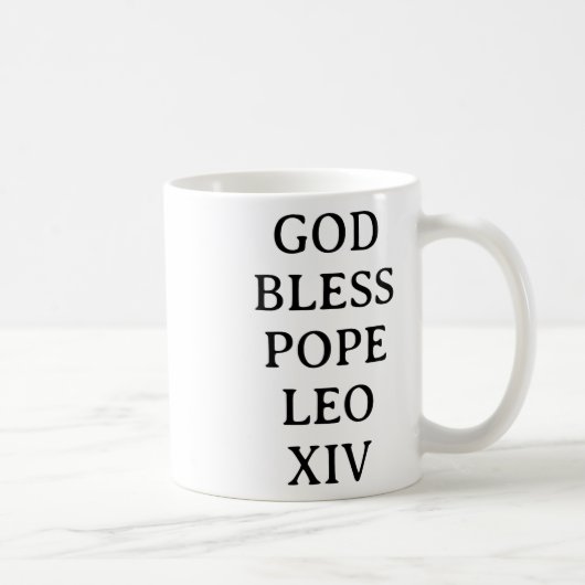 Papst Leo Xiv 3 Kaffeetasse (Rechts)