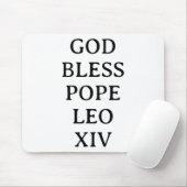 Papst Leo Xiv 3 Mousepad (Mit Mouse)