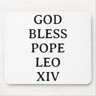 Papst Leo Xiv 3 Mousepad
