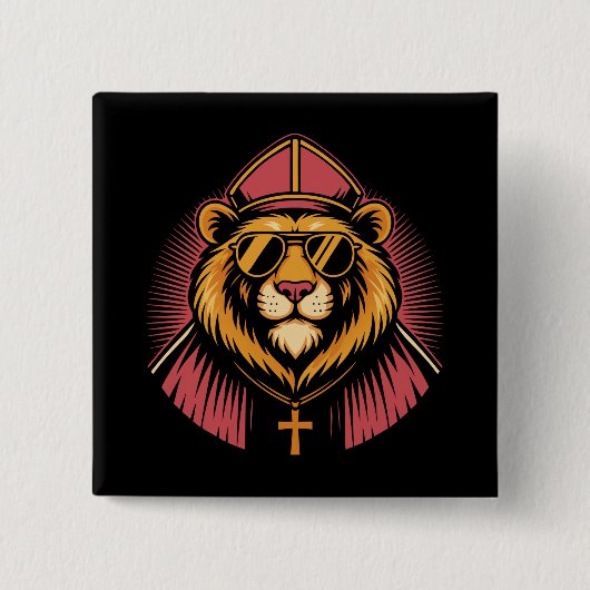 Papst Leo XIV. Button (Vorderseite)