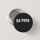 Papst Leo XIV Christlich Church Da Pope Da Da Button (Vorne & Hinten)