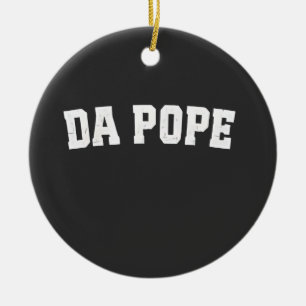 Papst Leo XIV Christlich Church Da Pope Da Da Keramik Ornament