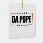 Papst Leo XIV Christlich Church Da Pope Keramikornament (Rechts)