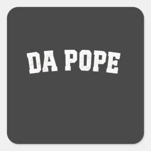 Papst Leo XIV Christliche Kirche Da Papst Da Quadratischer Aufkleber