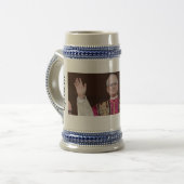 Papst Leo XIV., der erste amerikanische Papst Bierglas (Vorderseite Links)