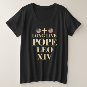 Papst Leo XIV - Eine neue Ära des Glaubens und der Große Größe T-Shirt