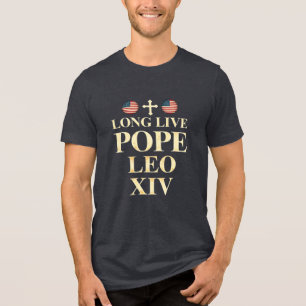 Papst Leo XIV - Eine neue Ära des Glaubens und der Tri-Blend Shirt