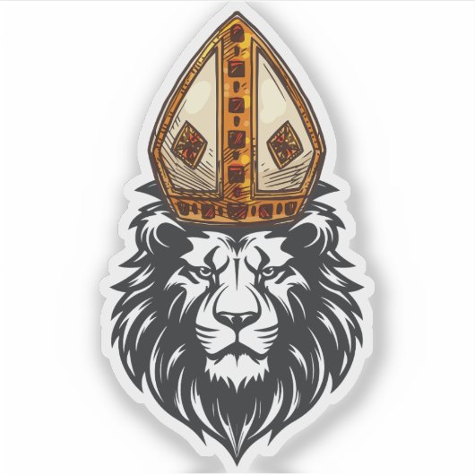 Papst Leo XIV., Historischer Erster amerikanischer Aufkleber (Vorderseite)