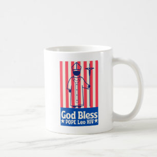 Papst Leo XIV. Historischer Erster amerikanischer  Kaffeetasse