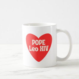 Papst Leo XIV. Historischer Erster amerikanischer Kaffeetasse