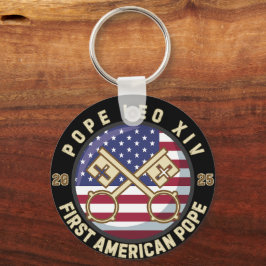 Papst Leo XIV. Historischer Erster amerikanischer Schlüsselanhänger