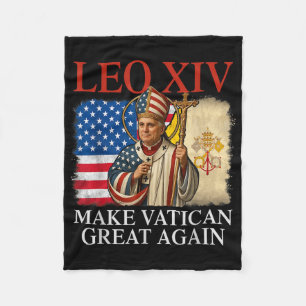 Papst Leo Xiv macht den Vatikan wieder großartig k Fleecedecke