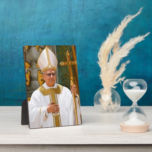 Papst Leo XIV Mass Sixine Kapelle Fotoplatte (Seite)