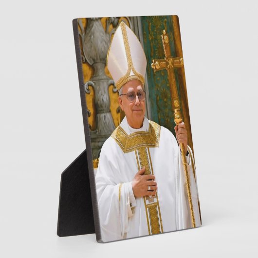 Papst Leo XIV Mass Sixine Kapelle Fotoplatte (Seite)