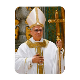 Papst Leo XIV Mass Sixine Kapelle Magnet