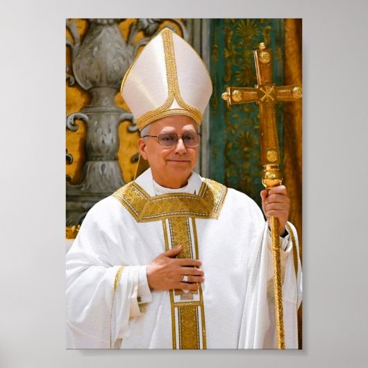 Papst Leo XIV Mass Sixine Kapelle Poster (Vorne)