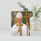 Papst Leo XIV Mass Sixine Kapelle Postkarte (Stehend Vorderseite)