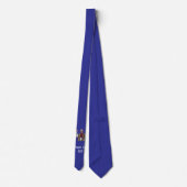 Papst Leo XIV Necktie Krawatte Blau/Weiß Katholisc (Rückseite)