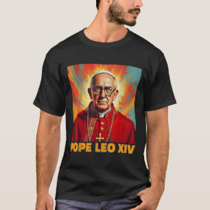 Papst Leo Xiv Neuer Amerikanischer Papst 2025 Funn T-Shirt