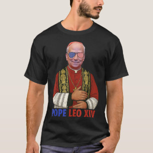 Papst Leo Xiv Neuer Amerikanischer Papst 2025 Funn T-Shirt