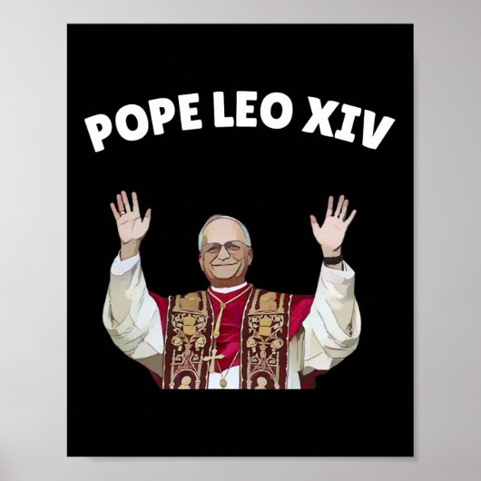 Papst Leo Xiv - neuer Papst Leo Xiv Katholischer P Poster (Vorne)