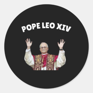Papst Leo Xiv - neuer Papst Leo Xiv Katholischer P Runder Aufkleber