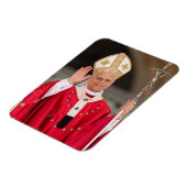 Papst Leo XIV Pfingsten Sonntag 2025 Magnet (Linke Seite)