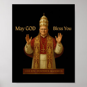 Papst, Leo Xiv, Pontifex Maximus, Vatikan Poster