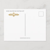 Papst Leo XIV Postkarte (Rückseite)