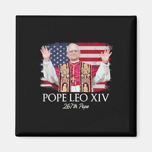 Papst Leo Xiv Robert Francis Prevost Magnet (Vorne)
