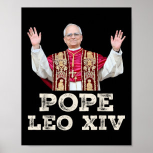 Papst Leo Xiv Robert Francis Prevost Poster