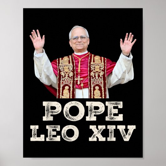 Papst Leo Xiv Robert Francis Prevost Poster (Vorne)