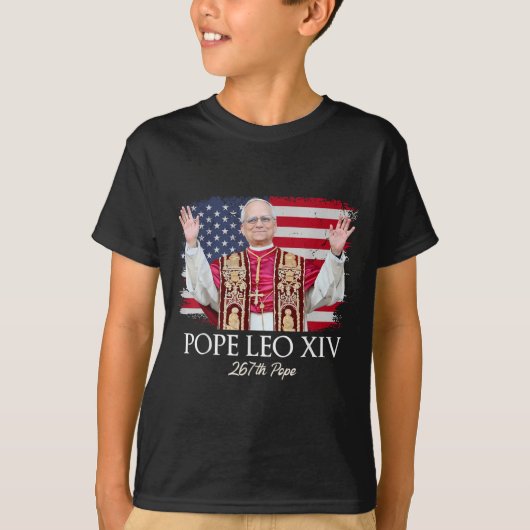 Papst Leo Xiv Robert Francis Prevost T-Shirt (Vorderseite)