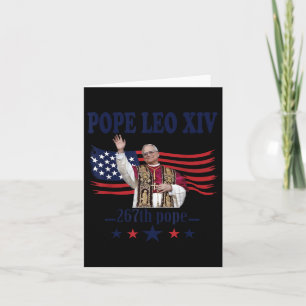Papst Leo Xiv Usa Fahne 267. Papst Leo Xiv Funny U Karte