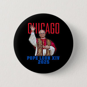 Papst Leon Xiv 2025 - Chicagos erster amerikanisch Button