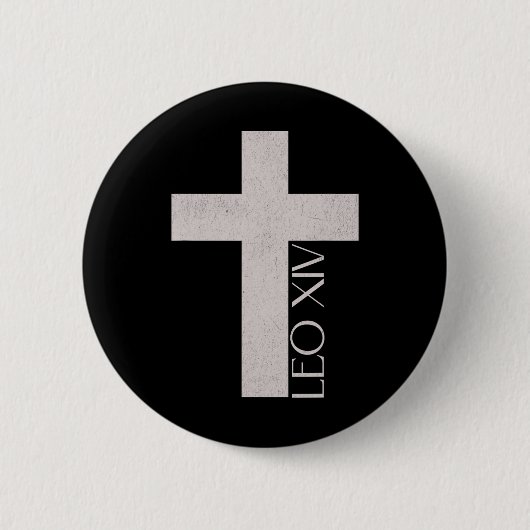 Papst Leon Xiv Button (Vorderseite)