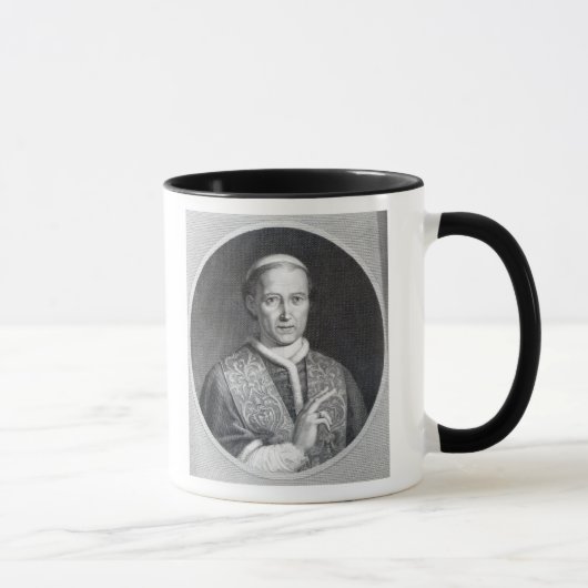 Papst Löwe XII, graviert von Raffaele Persichini Tasse (Rechts)