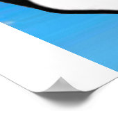 Papst mit blauem Himmel Poster (Ecke)