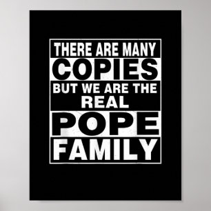 Papst Nachname Familienname Personalisierter Papst Poster